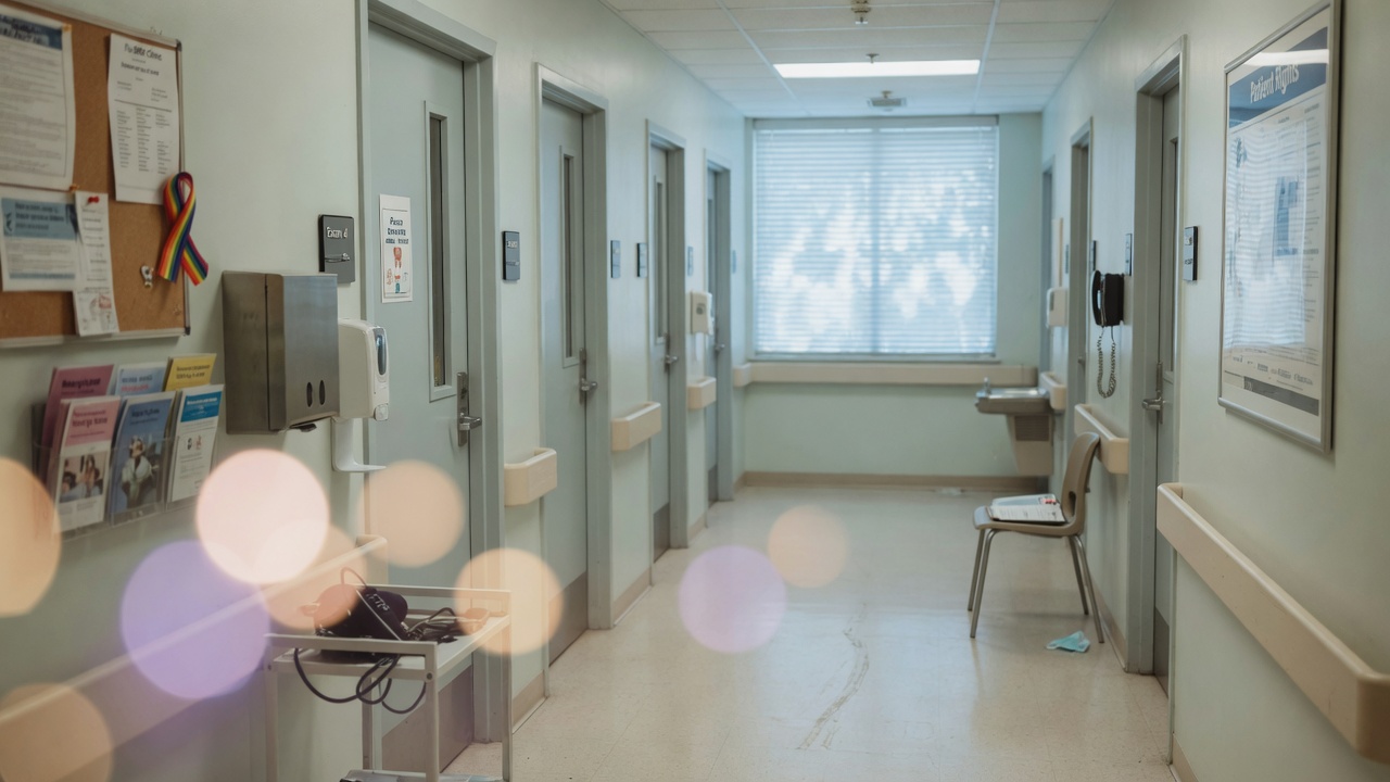 Quiet clinic corridor suggesting premium preventive care