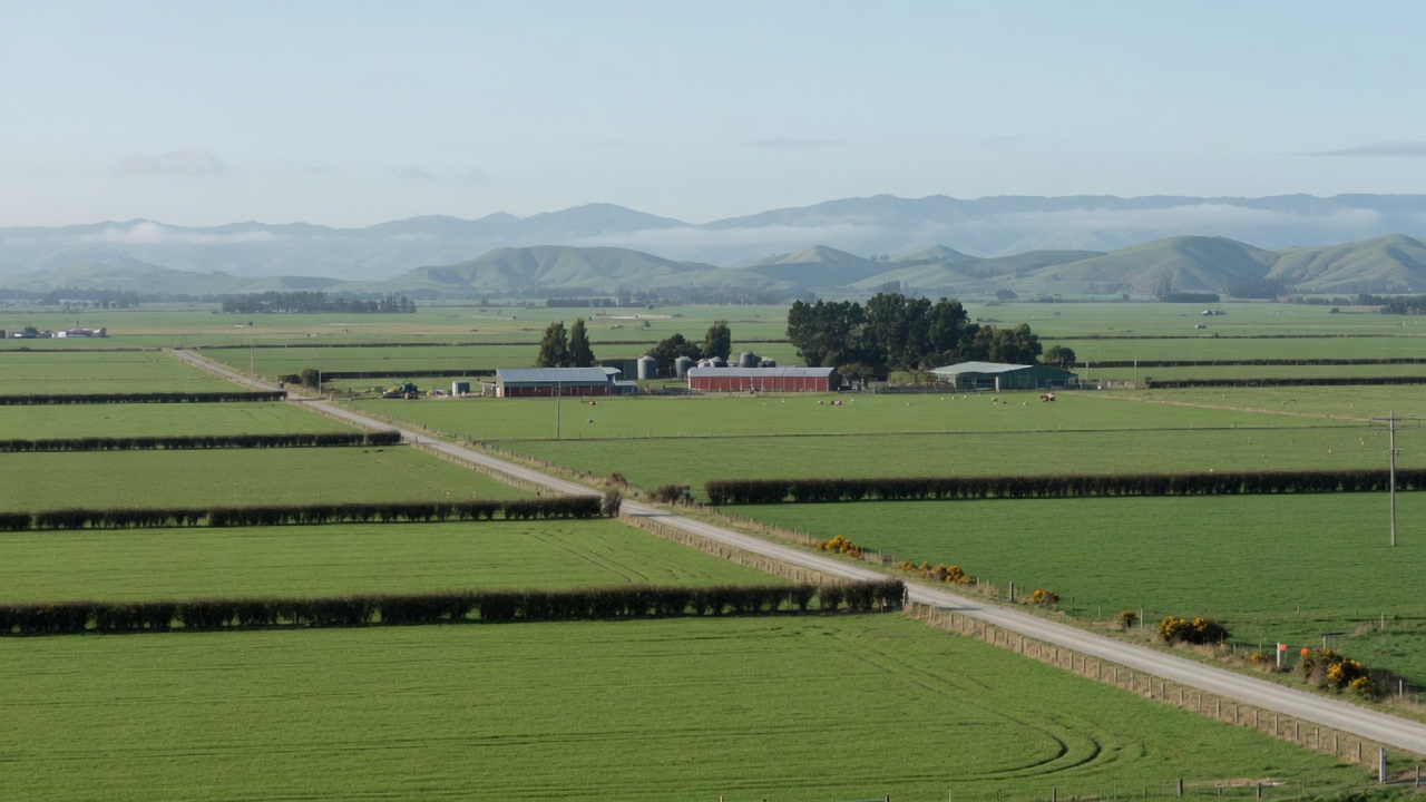 Green plains under soft daylight
