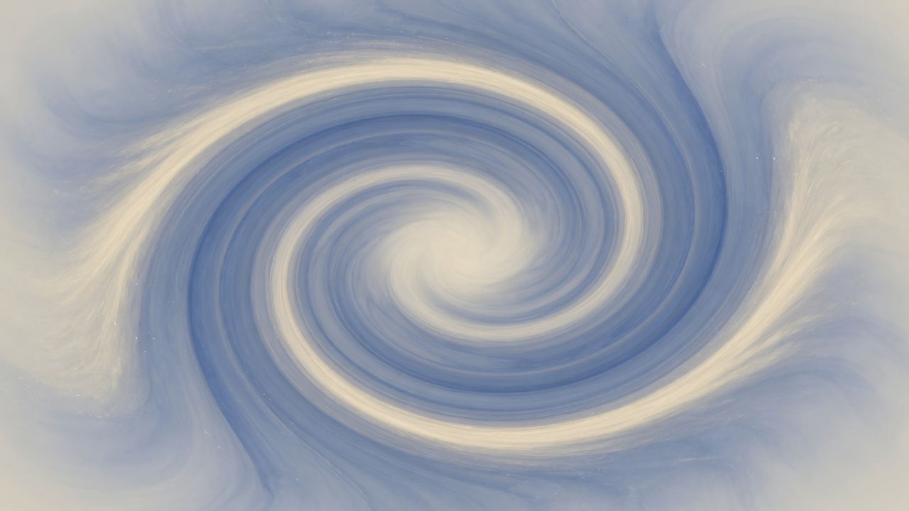 Soft abstract spiral light suggesting focused attention