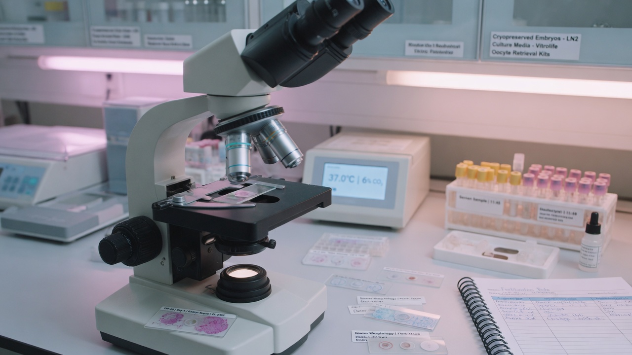 Soft clinical laboratory atmosphere for reproductive medicine